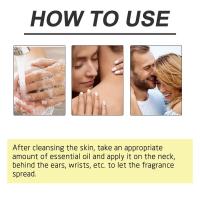 Aceite Esencial de feromonas de 10ml, fragancia de esencia corporal refrescante Natural de larga duración que atrae a las mujeres a las fragancias nuevas - details 10