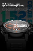Reloj inteligente para hombres, pulsera deportiva de alta pantalla a color al aire libre, a prueba de agua IP68, 1,52 - details 2