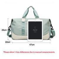 Bolsa de Deporte y Fitness para Mujeres Bolsas de Yoga para Entrenamiento en Seco y Húmedo Bolsa de Hombro para Viajes al Aire Libre Bolsa de Mano para Zapatillas de Natación - details 9