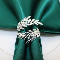 Juego de Anillos de Servilletas de Plata de 6 Piezas Soporte de Metal para Decoración de Boda y Mesa de Comedor - details 4
