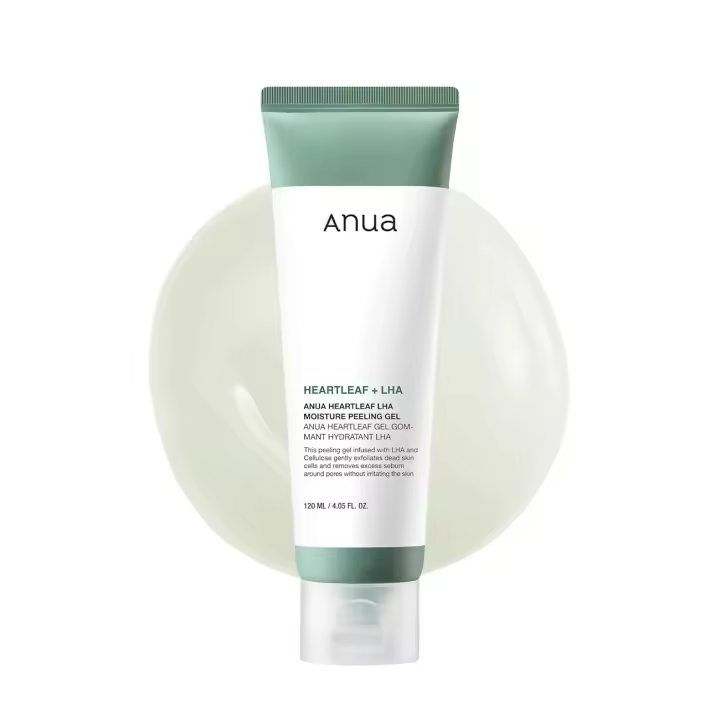 Gel exfoliante hidratante Anua, que contiene exfoliante suave de hoja de corazón, cuidado de los poros, producto puro para eliminar muertos, piel coreana - 1