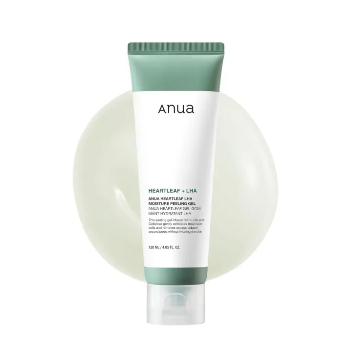 Gel exfoliante hidratante Anua, que contiene exfoliante suave de hoja de corazón, cuidado de los poros, producto puro para eliminar muertos, piel coreana - 1