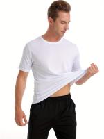 Breathable Moisture-Wicking Men's T-Shirt for Sports Training and Workouts - details 1