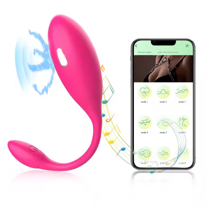 Vibrador con aplicación de descarga eléctrica para mujeres, Juguetes sexuales, masturbador con Control remoto, Bluetooth, para orgasmo SM, usable - 1
