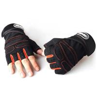 Guantes De Ejercicio Para Hombres Y Mujeres Con Encaje En La Muñeca Medio Dedo Para Levantamiento De Pesas Deporte Ciclismo Motociclista Gimnasio - details 13