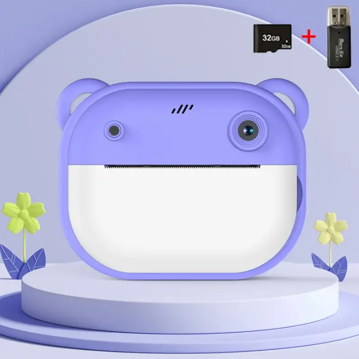 Cámara Digital Instantánea para Niños Impresión de Fotos Térmica Juguet Video with Tarjeta de Memoria de 32GB Hecho en China - 1