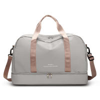 Bolsa de viaje de color sólido para mujer, bolsa de viaje de gran capacidad para el fin de semana, bolsa de gimnasio deportiva, bolsa atlética, bolsa de viaje para mujeres y niñas, día de San Valentín, regalo - details 0