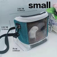 Bolsa de transporte portátil para pájaros, Mochila pequeña y ligera con correa ajustable, Ideal para viajes, entrenamiento y salidas - details 0