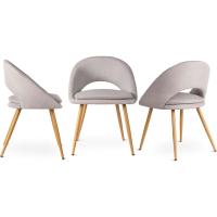 Pack de 2 Sillas de Comedor Tapizadas, Acolchadas y Ergonómicas, Estilo Moderno para Salón, Dormitorio o Cocina - details 6