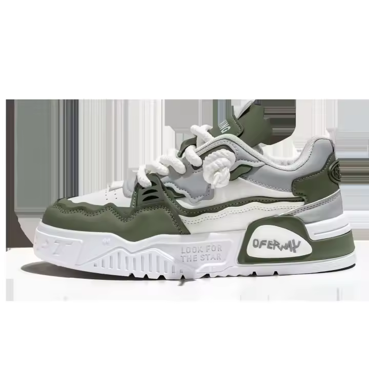 Zapatos deportivos versátiles de moda para hombres de alta calidad, zapatos para correr de tabla transpirables e informales de tendencia estudiantil - 1