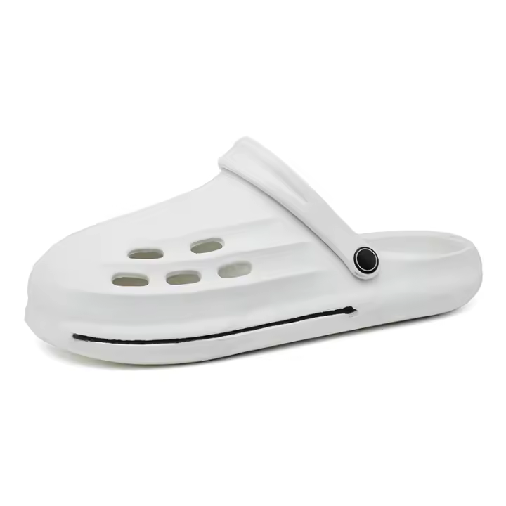 Zapatos Clásicos de Clog para Hombres Zapatos de Jardín de Secado Rápido Blanco Cómodos para Exteriores Sandalias para Cuidado de Bebés Zapatos para Caminar en Playa y Kayak - 1