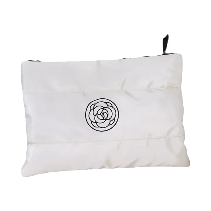 Bolsa de Maquillaje Portátil de Algodón Floral de Gran Capacidad Organizador de Cosméticos Sólidos para Artículos de Higiene Personal en Viajes - 1