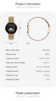 Reloj inteligente VL43 PRO, dispositivo con ajuste de brillo, 2024 modos de deporte, recordatorio sentado, Control de cámara, Pantalla AMOLED, novedad de 123 - details 14