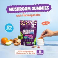 Suplemento de gomitas de hongos 2500 mg con gomitas de hongos funcionales Ashwagandha - details 1