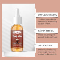 Cacao hidratante elasticidad de la piel, delicadeza, fragancia suave y calmante, aceite esencial para el cuerpo - details 6