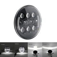 Faros LED para motocicleta y coche 5.75 pulgadas para Harley Sportster Iron 883 Dyna Triumph Street Speed Triple 5 3/4" H4 Faro Principal - details 36