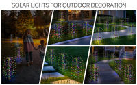 4pcs Luces de Jardín Solar Lámparas de Decoración con LED 120 para Fiesta de Jardín al Aire Libre  - details 2