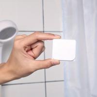 Clips adhesivos multifuncionales para cortinas de baño, evitan esparcir y aseguran cortinas de ducha, 2 piezas - details 6