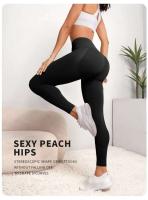 Body push-pull deportivo de cintura alta para mujer, sin costuras, para levantamiento de cadera, yoga, ropa de gimnasio - details 1