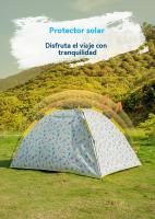 Tienda de campaña 1 personas aire libre Protección solar portatil Camping impermeable - details 5