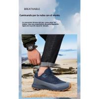 Zapatos Todo Terreno Ligeros fuera de la Carretera Zapatos de Montaña Resistentes al Desgaste para Hombres en Otoño al Aire Libre Antideslizantes - details 5