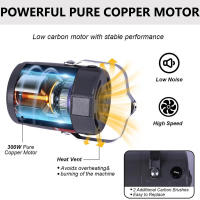 Molino de Eje Flexible Profesional PHYHOO Herramienta Eléctrica de Alta Velocidad para Grabado y Pulido de Metal Control de Velocidad Variable Mejoras del Hogar - details 5