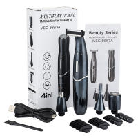 Eliminador de vello eléctrico para zonas íntimas, afeitadora de precisión para Bikini, piernas, axila, afeitadora de barba facial, afeitadora de pelo, recortadora de pelo de nariz - details 11