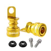 Adaptador de Pedal de liberación rápida de aleación de aluminio, Base de montaje de marco de bicicleta ultraligera antioxidante, hebilla QR anticorrosión - details 6