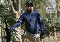 Chaqueta cortavientos fina con capucha para hombre, chaqueta de protección solar UV de secado rápido, táctica de una sola capa, motocicleta militar, verano 2025 - details 6