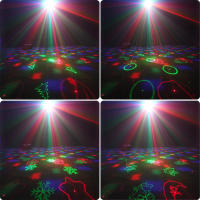ESHINY 60 Patterns Battery DJ Disco Light Party R&G Laser Projector RGB LED Magic Ball Bar Dance Room Stage Effect Lamp USB F2N6 - details 13