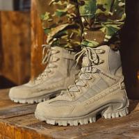 Botas de Combate de Desierto para Hombres Suela Antideslizante Ideal para Senderismo, Caza, Trabajo - details 4