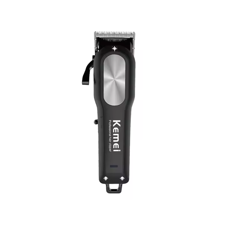 Kemei-cortadora de pelo inalámbrica para hombre, Kit de aseo profesional, recargable por KM-2604, para cortar el pelo y la barba - 1