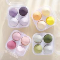 4-panel makeup egg with storage box Makeup Sponge Makeup Puff for wet and dry use - details 1