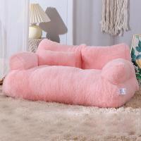 Sofá suave y cómodo para mascotas, cama extraíble y lavable, nido de felpa antideslizante, cojín decorativo para dormir para gatos, suministros para mascotas, 1 Juego - details 15