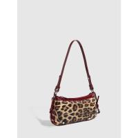Bolso de Leopardo para Mujeres Bolso Tejido Cuadrado Pequeño para Llevar Bolso Cruzado y de Hombro - details 11