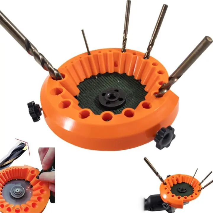 Afilador de brocas, accesorio para afilar brocas eléctricas, herramienta de guía de precisión, 2-13 mm, para amoladora de 115-125 mm (1) - 1