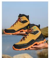 Zapatos de Seguridad para Hombres Impermeables, Altas, Resistentes al Desgaste, Forro de Cuero, Suela de Goma Sintética - details 18