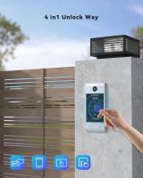 TMEZON-Wi-Fi Video Doorphone, 10 "Touch Screen, 1080p campainha com fio, 4in 1 App, senha, cartão Swipe, Monitor Tuya - details 4