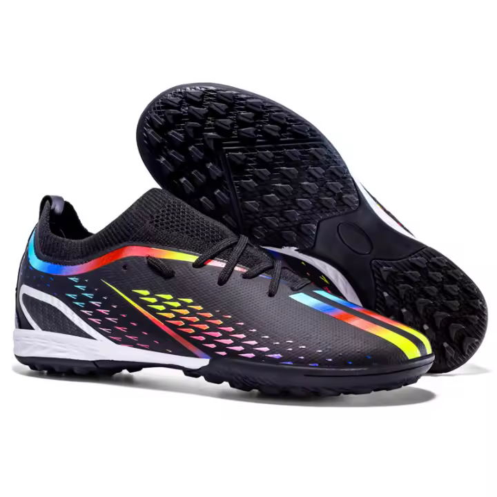 Zapatos de Fútbol Profesionales para Hombres Antideslizantes, de Calidad, Para Entrenamiento en Hierba Exterior Suela de TPU Tecno PTPP Microfibra Transpirable Talla Unisex - 1