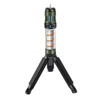Lámpara repelente de mosquitos 3 en 1, luz de Camping recargable por USB con soporte triangular, lámpara táctica antimosquitos para exteriores - details 7