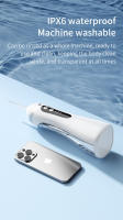 Irrigador Dental Portátil Inalámbrico USB Recargable con Tanque de Agua de 300ml y 4 Boquillas para Viajes y Uso Doméstico - details 14