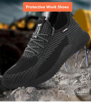 Zapatos de Seguridad Ligeros y Transpirables para Trabajo Zapatillas de Pisa Firme con Punta de Acero Anti-Deslizantes para Hombres - details 1