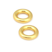 Anillo de Cierre Redondo de Brasso Dorado Mate Joyería de Alta Calidad - details 76