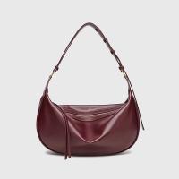 Bandolera de un solo hombro con textura para personas mayores, bolso de bola de masa con diseño pequeño, mochila de lujo de alta gama, novedad de 2025 - details 5