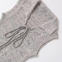 Vestido casual sin mangas de verano 2025 con solapa decorada con lazo, chaleco de mujer, falda corta. - details 8