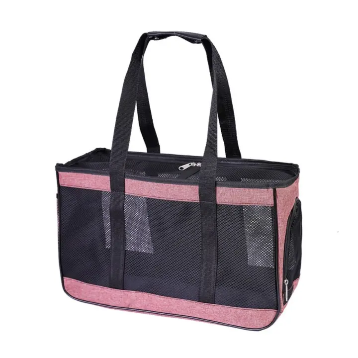 Bolsa de transporte transpirable para mascotas, cómoda bolsa de viaje para perros de gran capacidad, mochila portátil, bolso portador para gatos y gatitos - 1