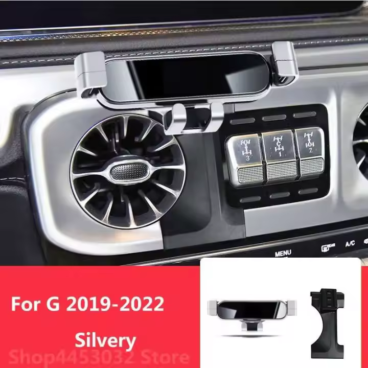Soporte para teléfono de coche, accesorio giratorio Mercedes Benz Clase G W463 2022-2019, 3 colores - 1