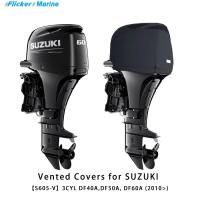 Cubiertas de ventilación personalizadas Flickermarine para motores fueraborda Suzuki 60hp DF40A,DF50A,DF60A(2010) - details 4