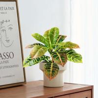 Plantas Artificiales de Tropico Pinos Banyan Falsos para Decoración de Jardín en Casa - details 13