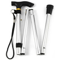 Bastón de Trekking plegable ligero y resistente, altura ajustable, punta de goma para un agarre mejorado, Ideal para exteriores cómodo - details 9